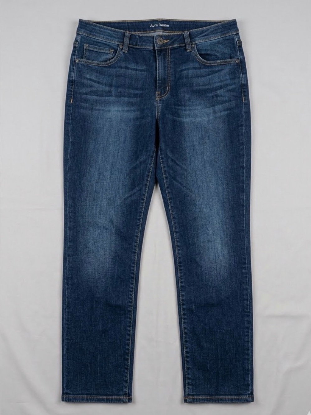 Universal Thread Indigo Cropped Straight-Leg Jeans
